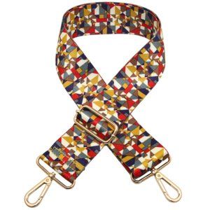 Geo Print Print Guitar Adjustable Purse Strap